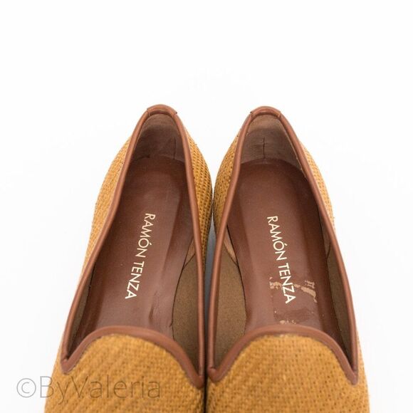Ramon Tenza Taylor Woven Loafer Women's Shoes 7 Raffia Coastal Relaxed Tropical - Picture 5 of 7